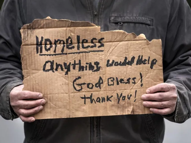 homeless